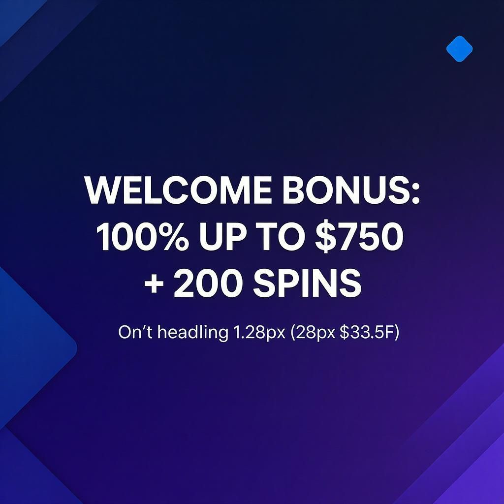 Welcome Bonus: 100% up to $750 + 200 Spins